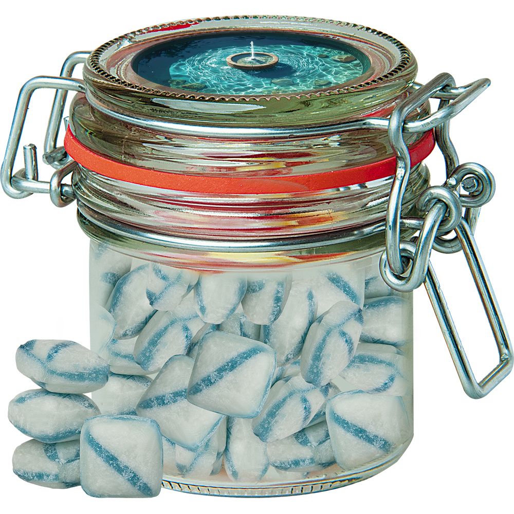 Frische Brise Bonbons (vegan), ca. 60g, Bonbonglas Mini