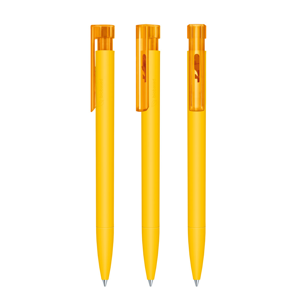 senator® Liberty Bio Druckkugelschreiber - weiß/gelb 7408