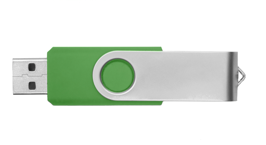 USB-Stick Expert-Schwarz-512 MB - Grün