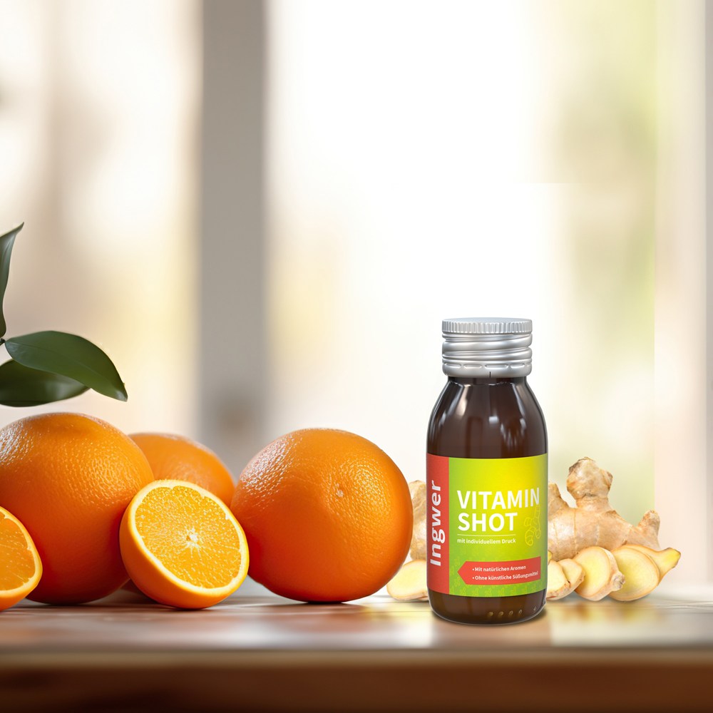 Vitamin-Shot Orange-Ingwer