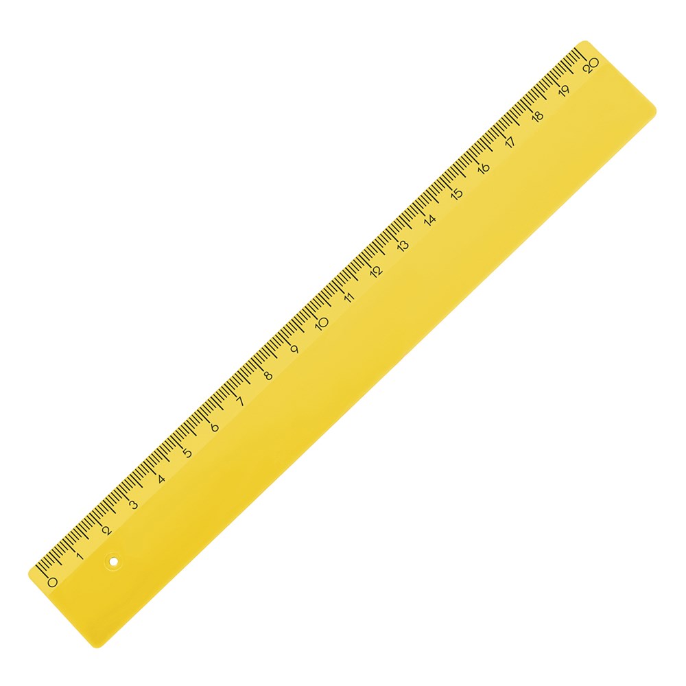 Lineal 20 cm - gelb