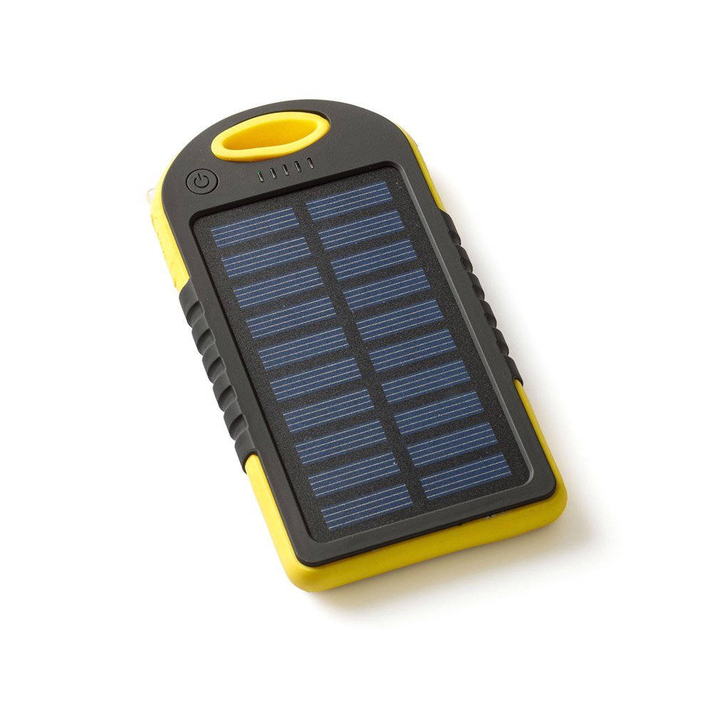 Solar Powerbank Geron-Blau-4000 mAh - gelb