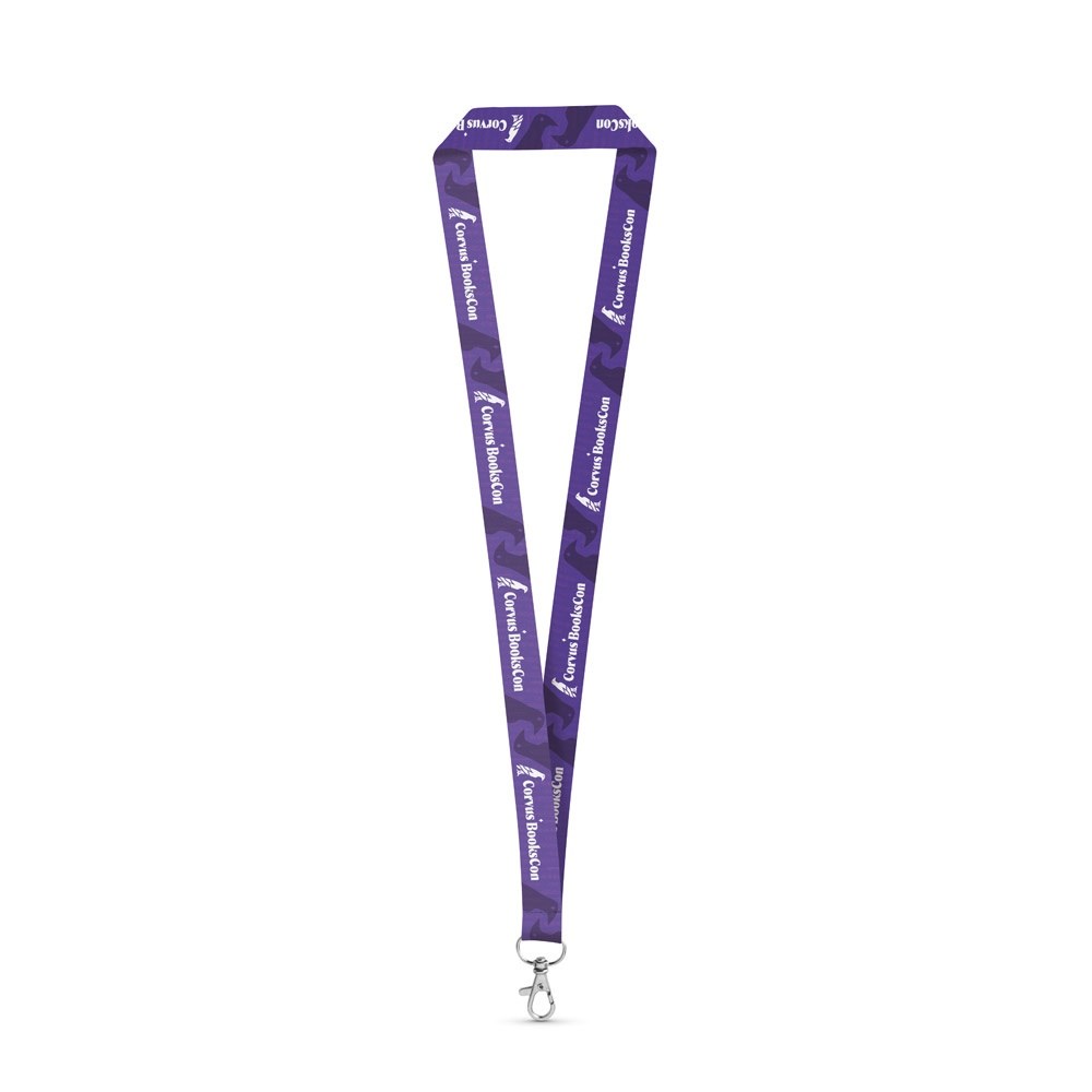 WINDSOR. SET Lanyard SUBLIMATION Long II (20 mm) aus recyceltem Polyester (100% rPET) mit 20 mm Schnappkarabiner
