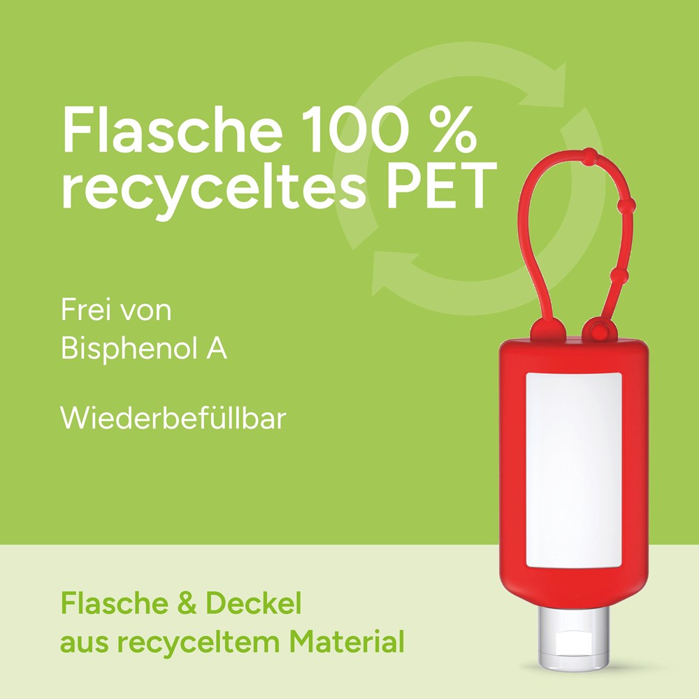 Sonnenmilch LSF 30, 50 ml Bumper rot, Body Label (R-PET)