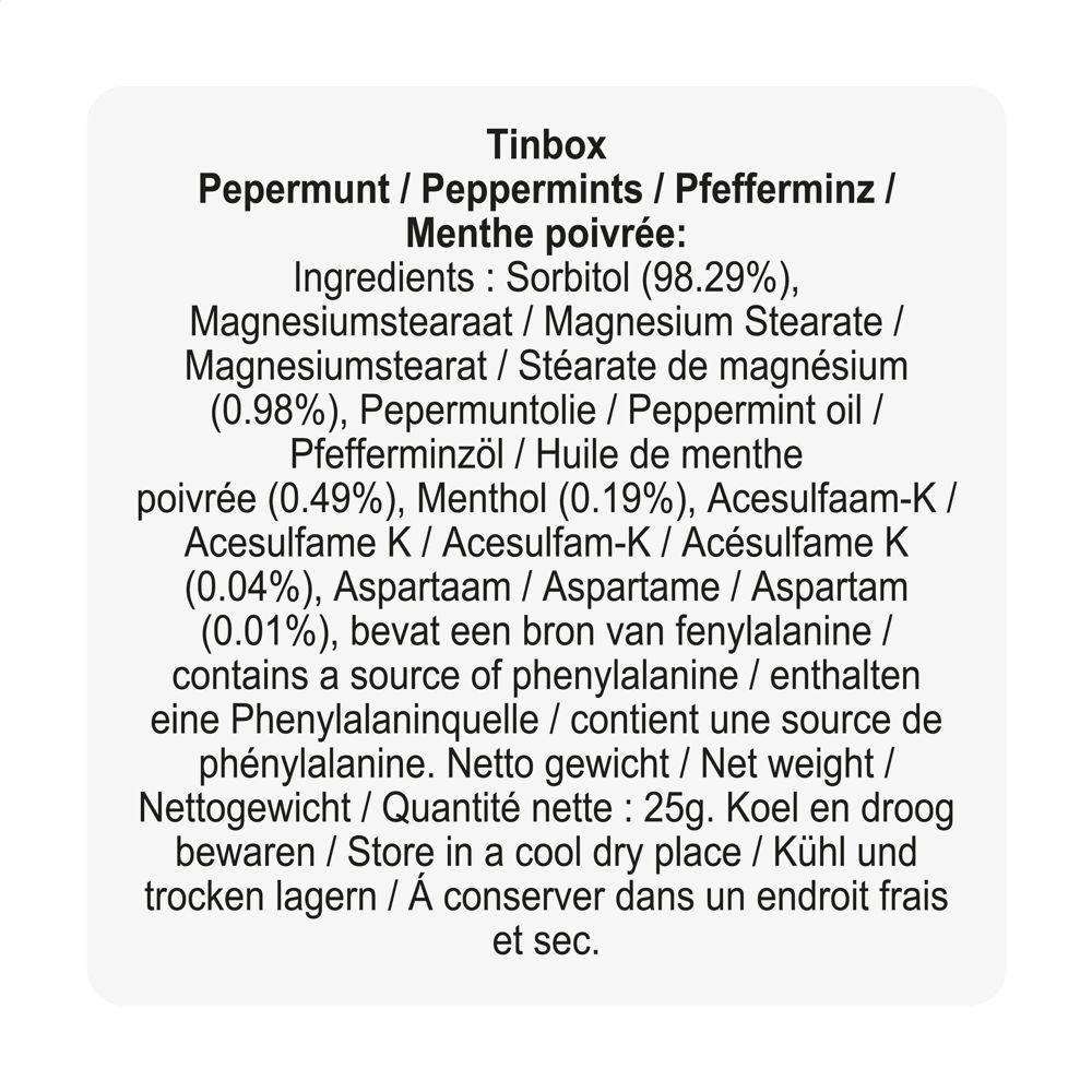 TinBox Pfefferminz