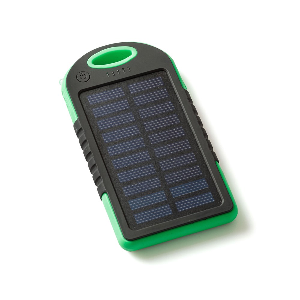 Solar Powerbank Geron-Blau-4000 mAh - grün