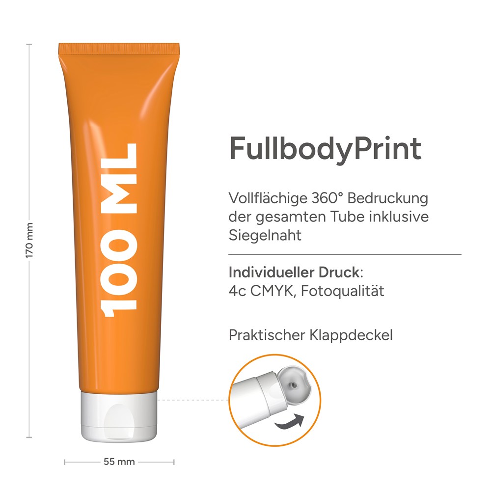 Duschgel Rosmarin-Ingwer, 100 ml Tube