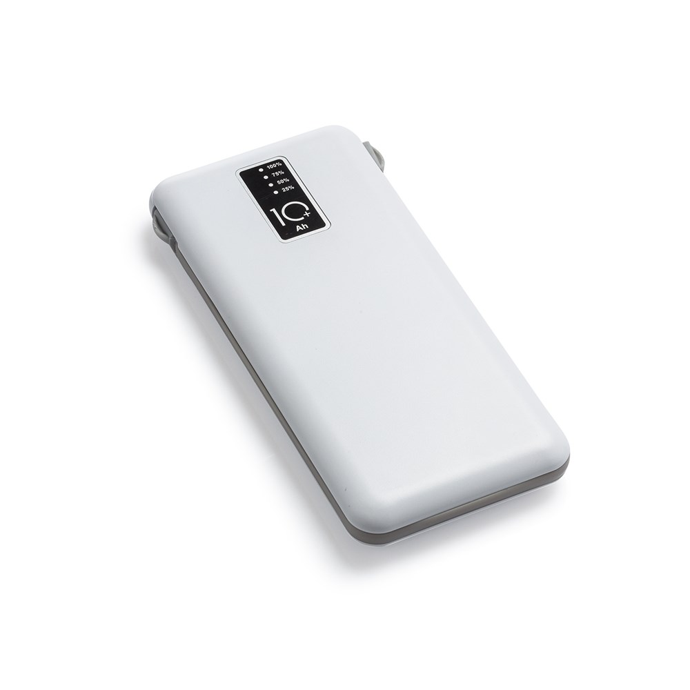 Powerbank CableFusion-Weiß-10000 mAh