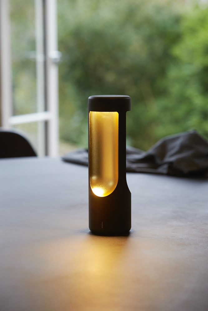 Stelton Elton - LED Lampe - black/brass