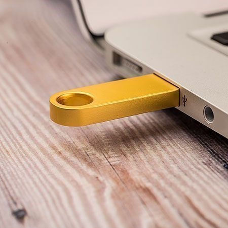 USB-Stick Thalia-Weiß-64 GB - gelb