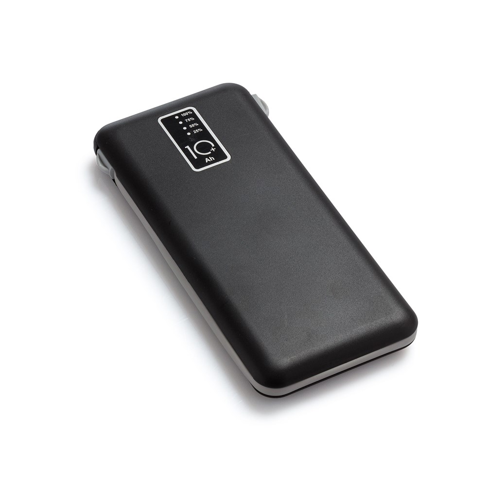Powerbank CableFusion-Weiß-10000 mAh - schwarz